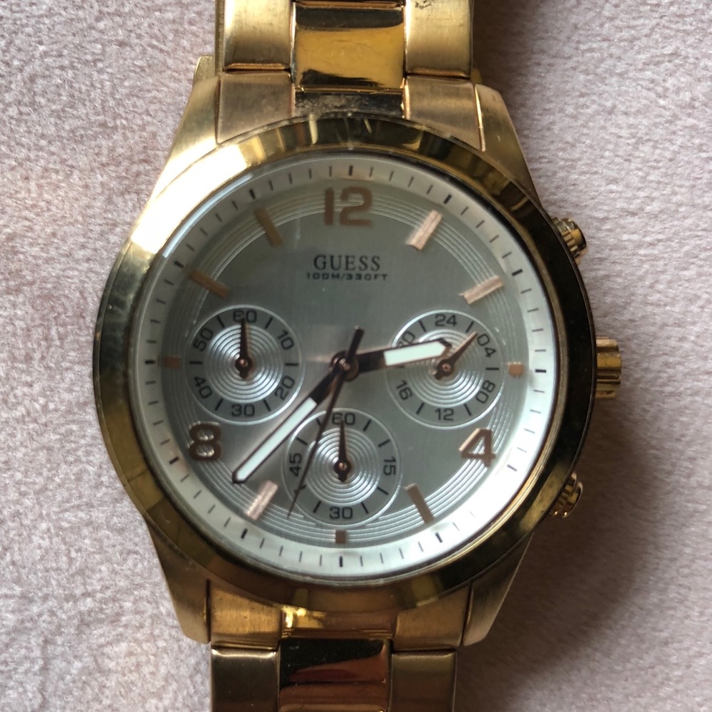 Lightly Rose Gold Guess Watch